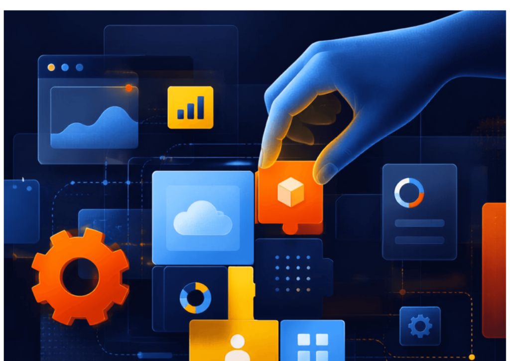 A maioria das aplicações em SaaS não consegue compartilhar dados de forma nativa É exatamente esse impasse que a arquitetura de Composable ERP foi feita para resolver